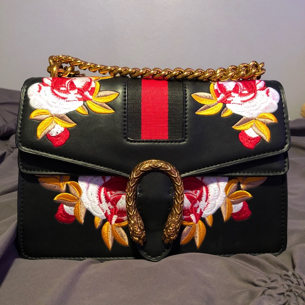 SOLD-embroidered purse
